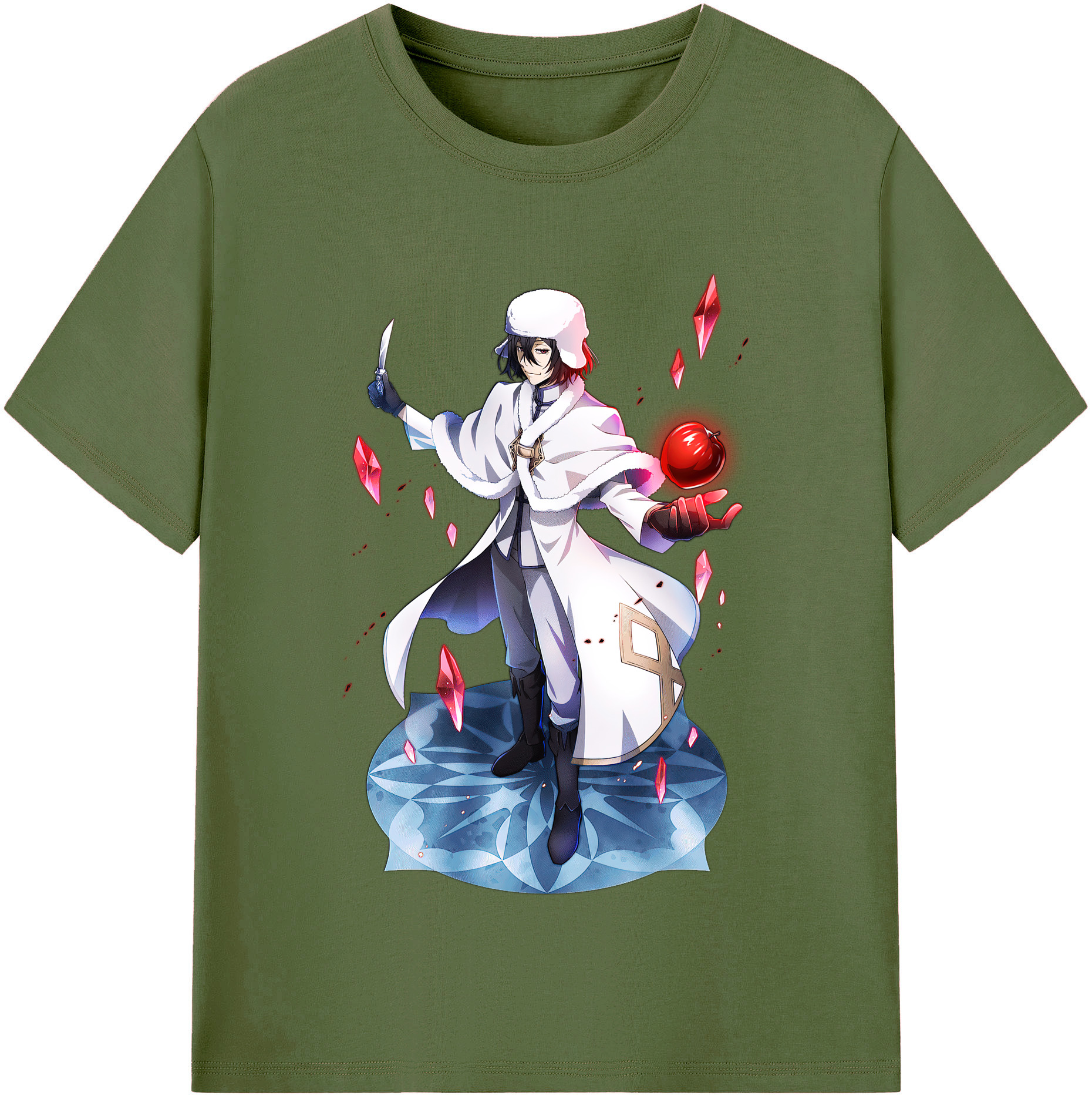 （画像用） 文豪ストレイドッグス Bungo Stray Dogs 綿100％半袖Tシャツ（フロントプリント）